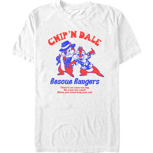 Theres No Case Too Big Chip N Dale Rescue Rangers Tshirt